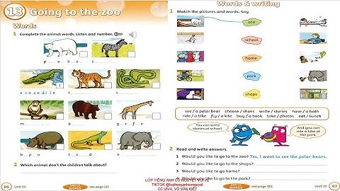 Get Ready for Starters – 2nd Edition | Unit 13: Going to the zoo | Lớp Tiếng Anh Cô Nguyệt Vui Vẻ