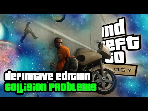 Collision problems in GTA San Andreas Definitive Edition. New surprises from the trilogy remastered
