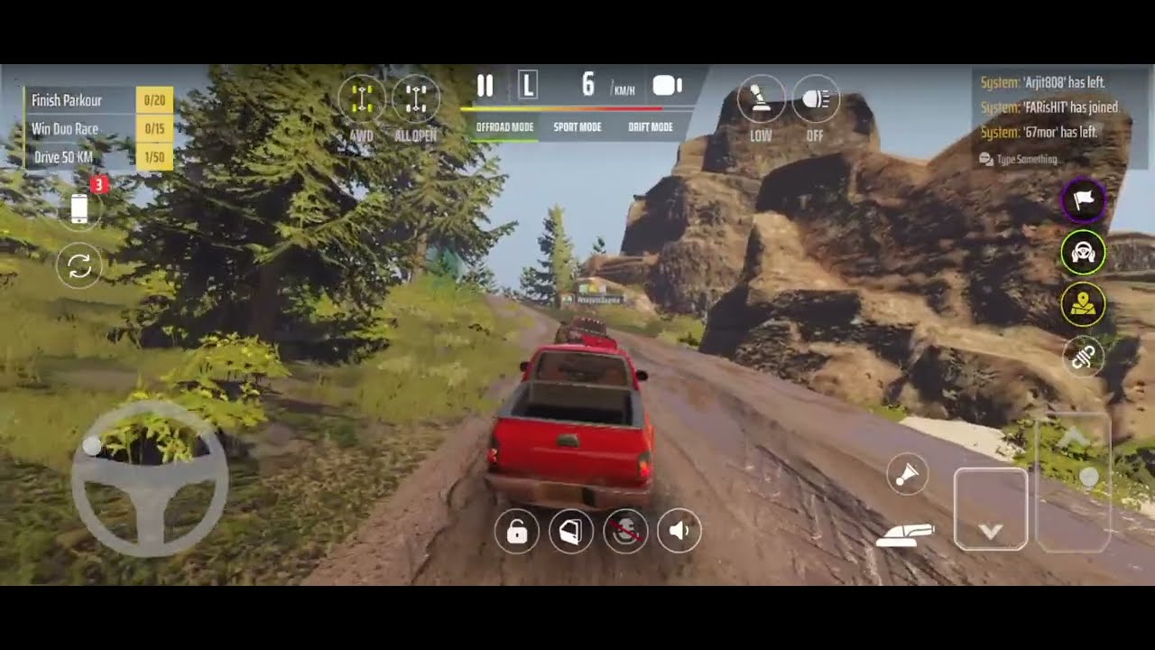 Affroading car game  competition 🎮