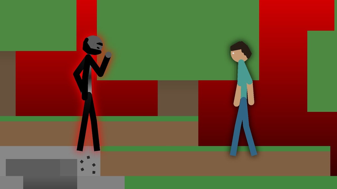 The man with the upside down face (Trevor Henderson) vs Herobrine (MC)