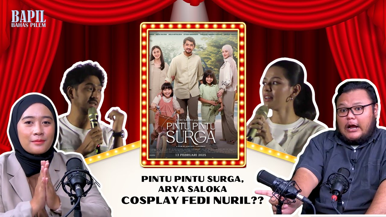 Review Pintu Pintu Surga, Arya Saloka Cosplay Fedi Nuril?? - Bahas Pilem (BaPil) Ep 92