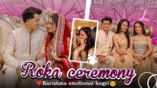 Roka ceremony ❤️ Never thought this journey would reach this point 🥺❤️ #vlog #youtube #shurul