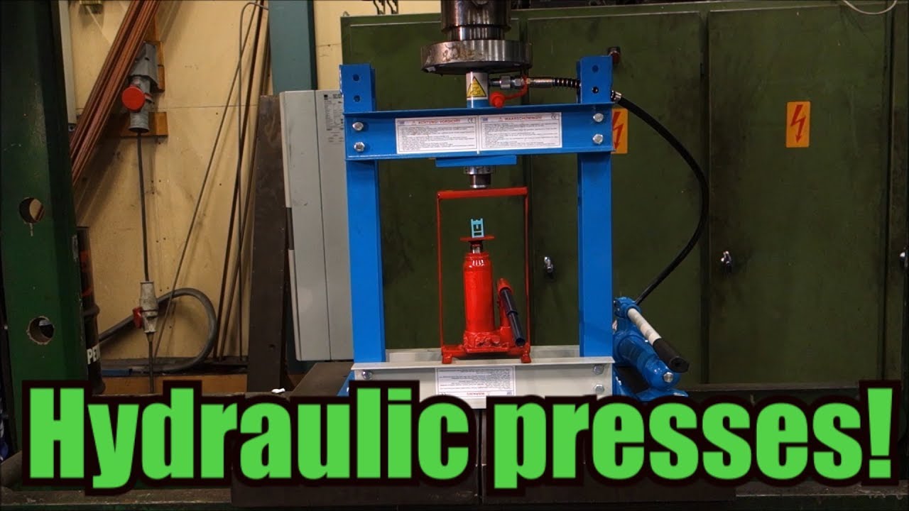 Pressception (crushing hydraulic press with hydraulic press) YouTube