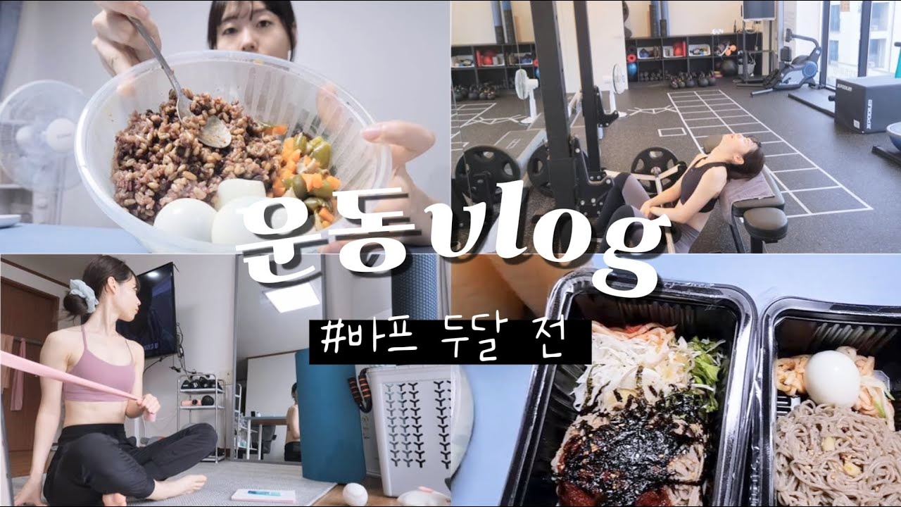 바프 두 달전ㅣ운동브이로그ㅣ나 바프 잘 준비하고 있는거 맞겠지...? - YouTube