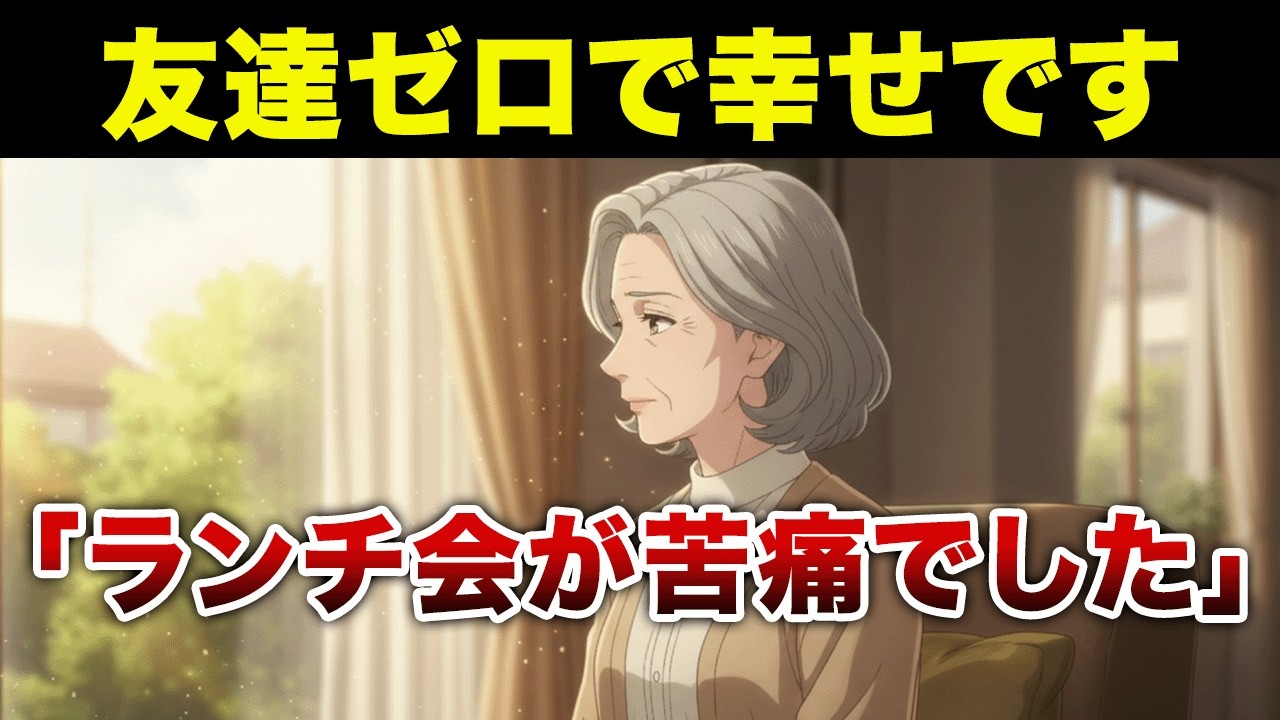 【これが本音】「友達と会うたび疲れる」社交をやめた65歳女性が手に入れた、誰にも邪魔されない日々｜孤独という幸せ
