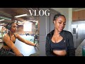 Vlog what i eat in a day lash extensions upper body gym session day 675 hard  bhrianna chanell