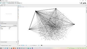 Edição de uma rede criada no Gephi