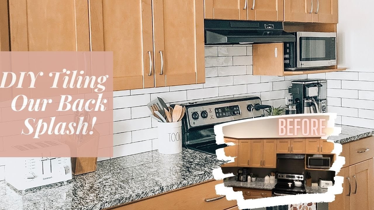 DIY TILING OUR BACKSPLASH // KITCHEN UPDATES