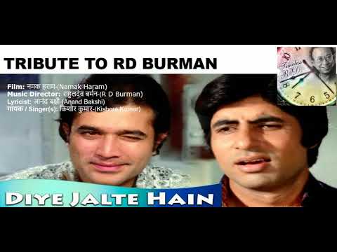 #DIYE JALTE HAIN 3d #KishoreKumar #RD #RDBurman #Pancham #NamakHaram #Amitabh #Rajesh|| Vivek Gujar