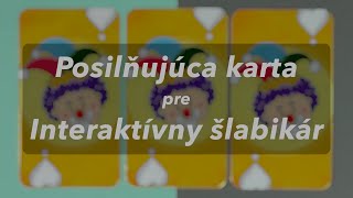 Reinforcement card for Interactive Spelling Book