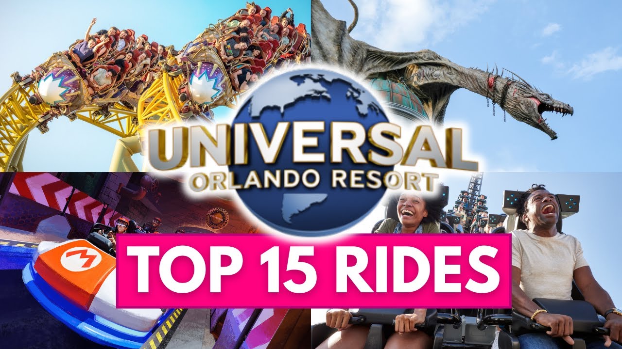 Top 15 BEST Rides At Universal Orlando - Including EPIC Universe!