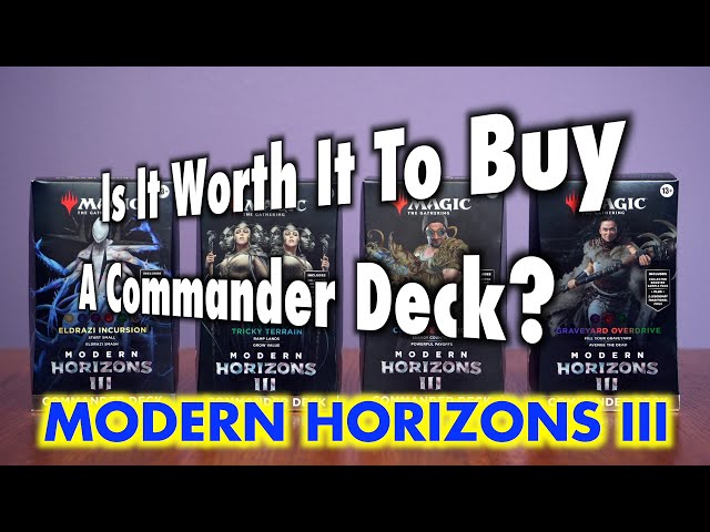 mtg modern horizons 3 commander decks review Magic: The Gathering Deck Eldrazi Incursion (100-Card Deck, 2-Card Collector Booster Sample Pack + Accessories) : Toys & Games including 1 Rare or Mythic Rare and at least 1 Traditional Foil card How to Upgrade All Four