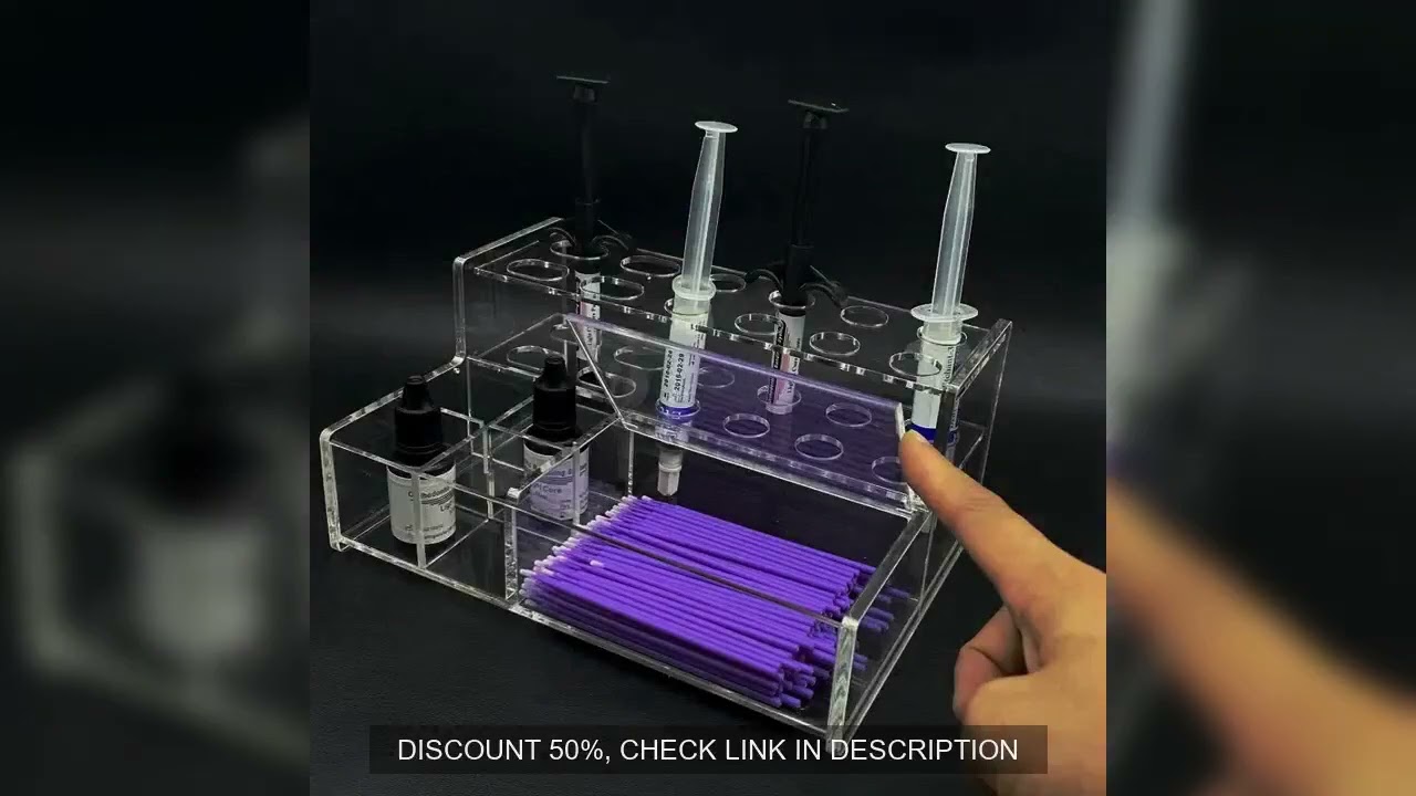 Dental Acrylic Composite Applicator Dispenser Organizer Holder For Composite Syringes & Accessories