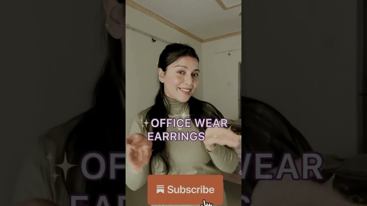 OFFICE WEAR EARRINGS 🔗🖇 : Part-1 [ under-Rs25 from FLIPKART] 