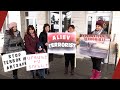 Women in Karabakh protest as humanitarian crisis unfolds in the region