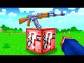 I Added Gun Lucky Blocks In Minecraft Skywars