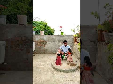 Dancing girl comes