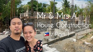 Timelapse - House Construction of Mr \& Mrs A. \/ First House \/ Philippines \/ Part 1