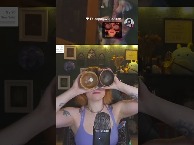 when youre being mean to me, this is who youre being mean to... #asmr #asmrstreamer