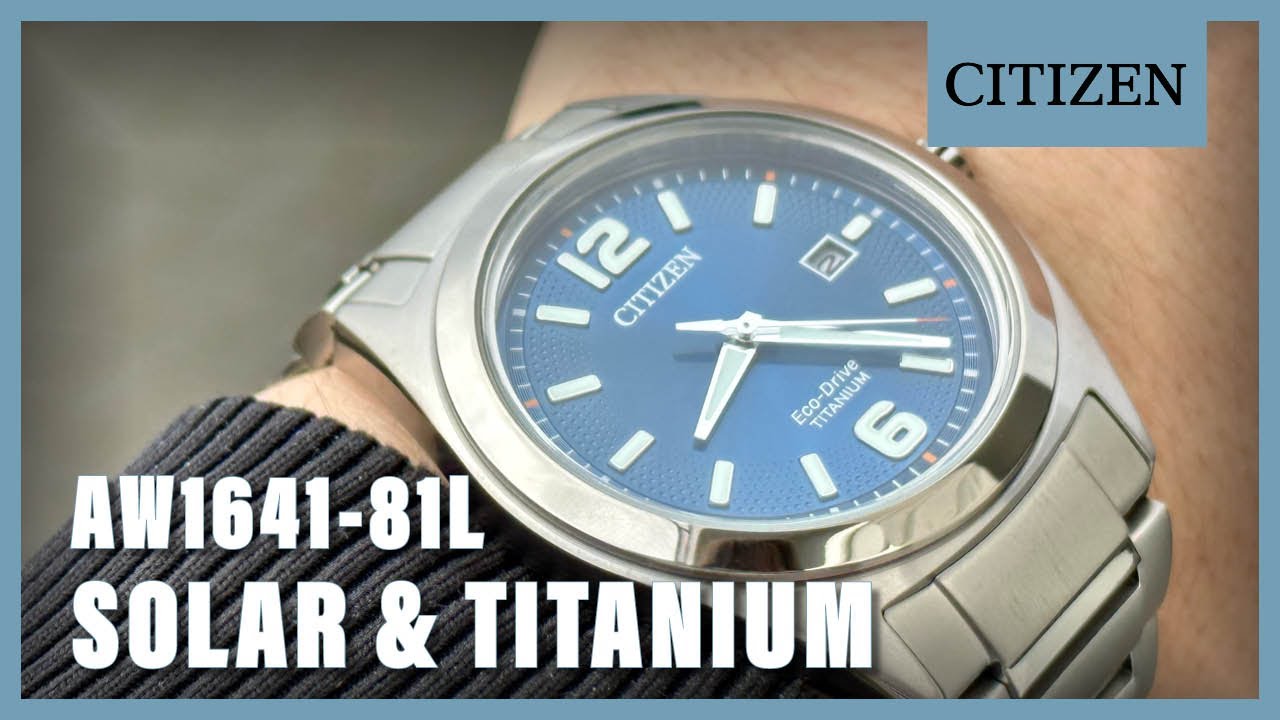Unboxing The Citizen AW1641-81L - YouTube
