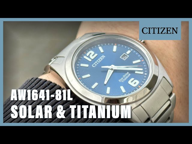Unboxing The Citizen AW1641-81L - YouTube