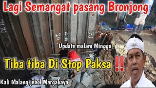 Download Lagu Pasang Bronjong Kali Malang jebol terpaksa terhenti‼️ MP3