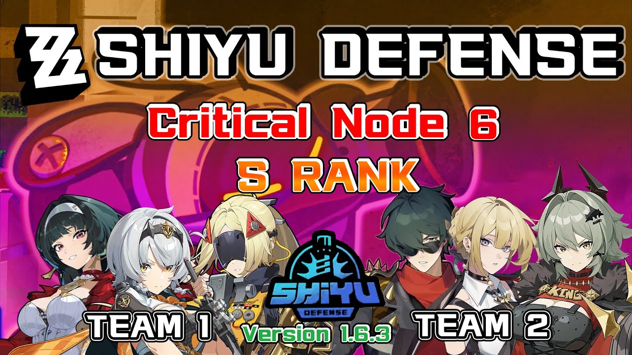 Shiyu Defense - Critical Node 6 - SSAnby + Evelyn - S Rank - Version 1.6 Phase 3