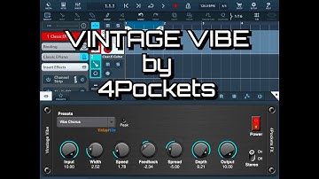 VINTAGE VIBE AUv3 Plugin by 4Pockets - Demo and Tutorial for the iPad