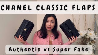CHANEL CLASSIC FLAPS | Authentic vs Super Fake 😳😱😳😱