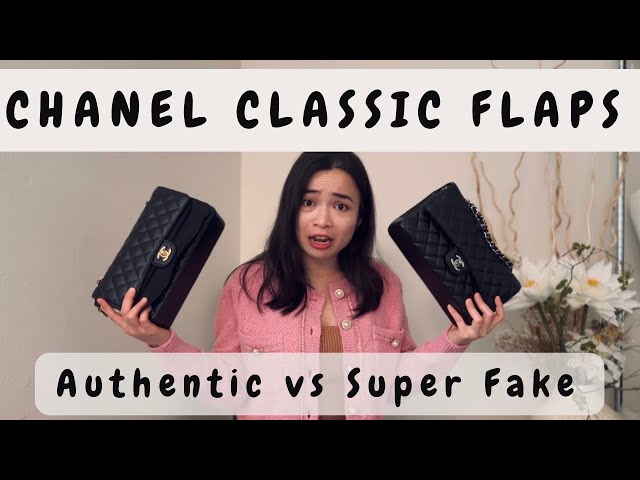 CHANEL CLASSIC FLAPS  Authentic vs Super Fake 😳😱😳😱 