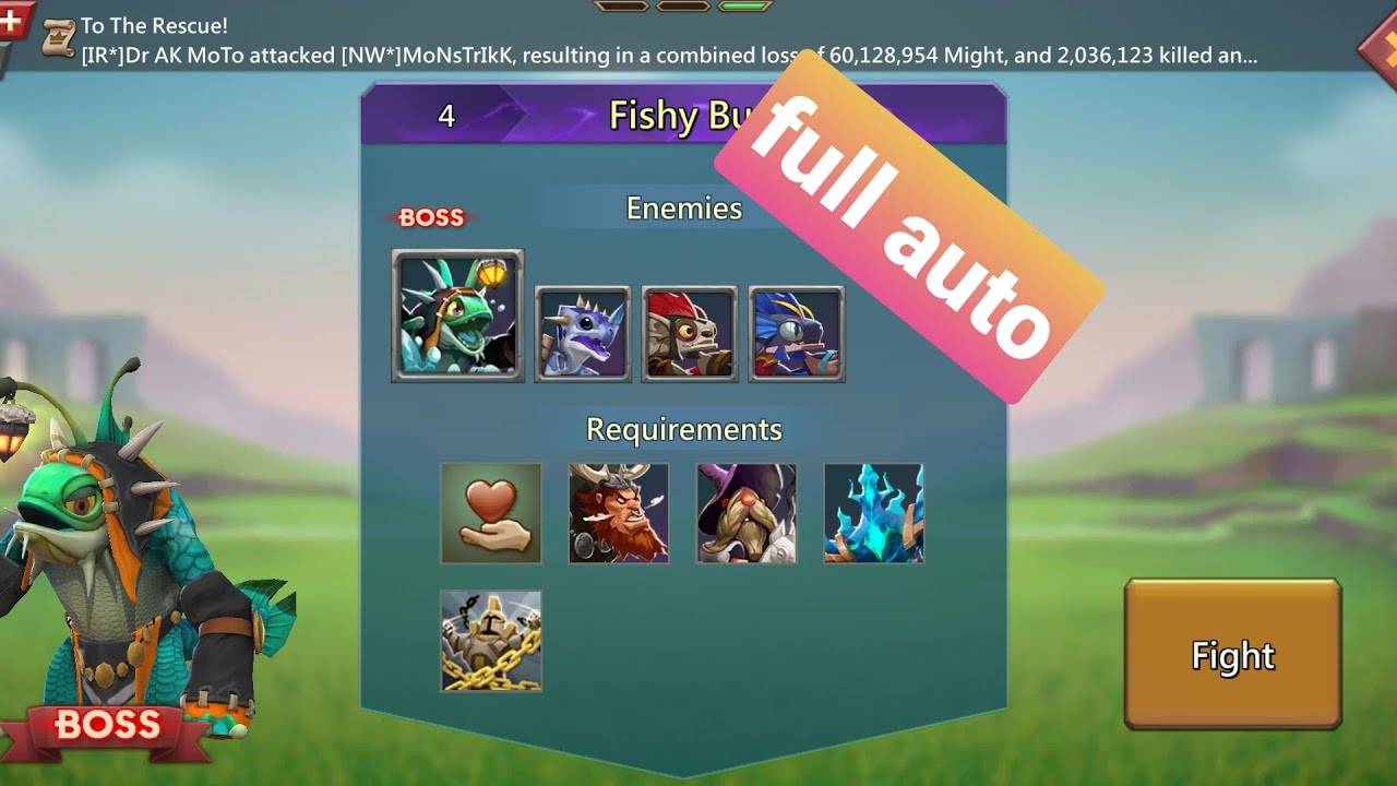 lords mobile Limited Challenge: Barbaric Journey stage 4 full auto