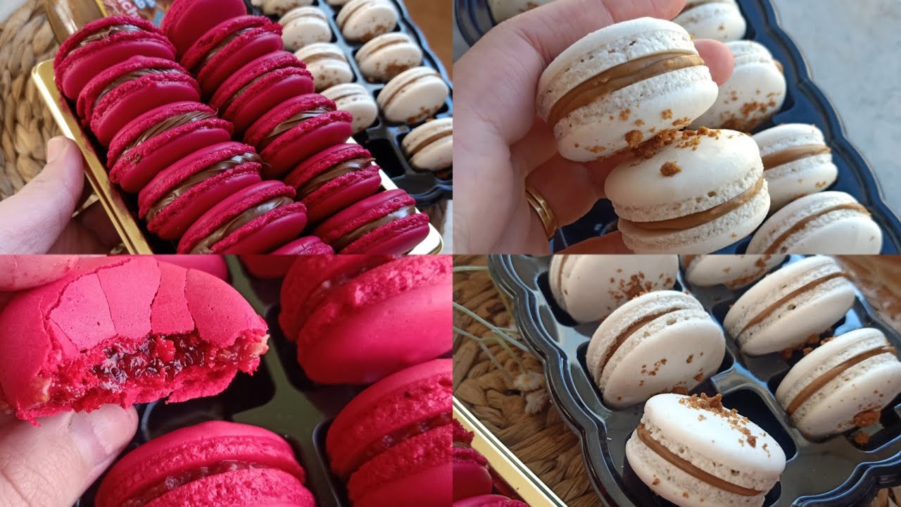 ماكارون مضمون 100% سهل بدون تعقيدات بجميع الأسرار وطريقة التلوين مستحيل مينجحش معاك🇩🇿