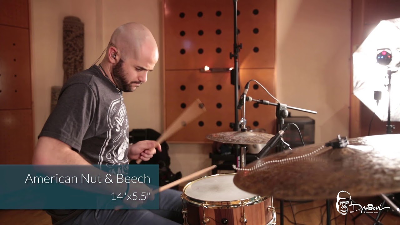 Snare Demonstration-Daaboul Handmade Drums