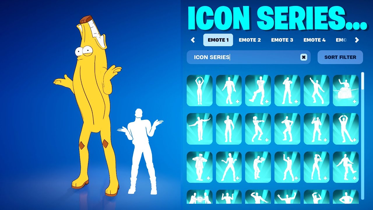 ALL NEW FORTNITE ICON SERIES DANCES & EMOTES