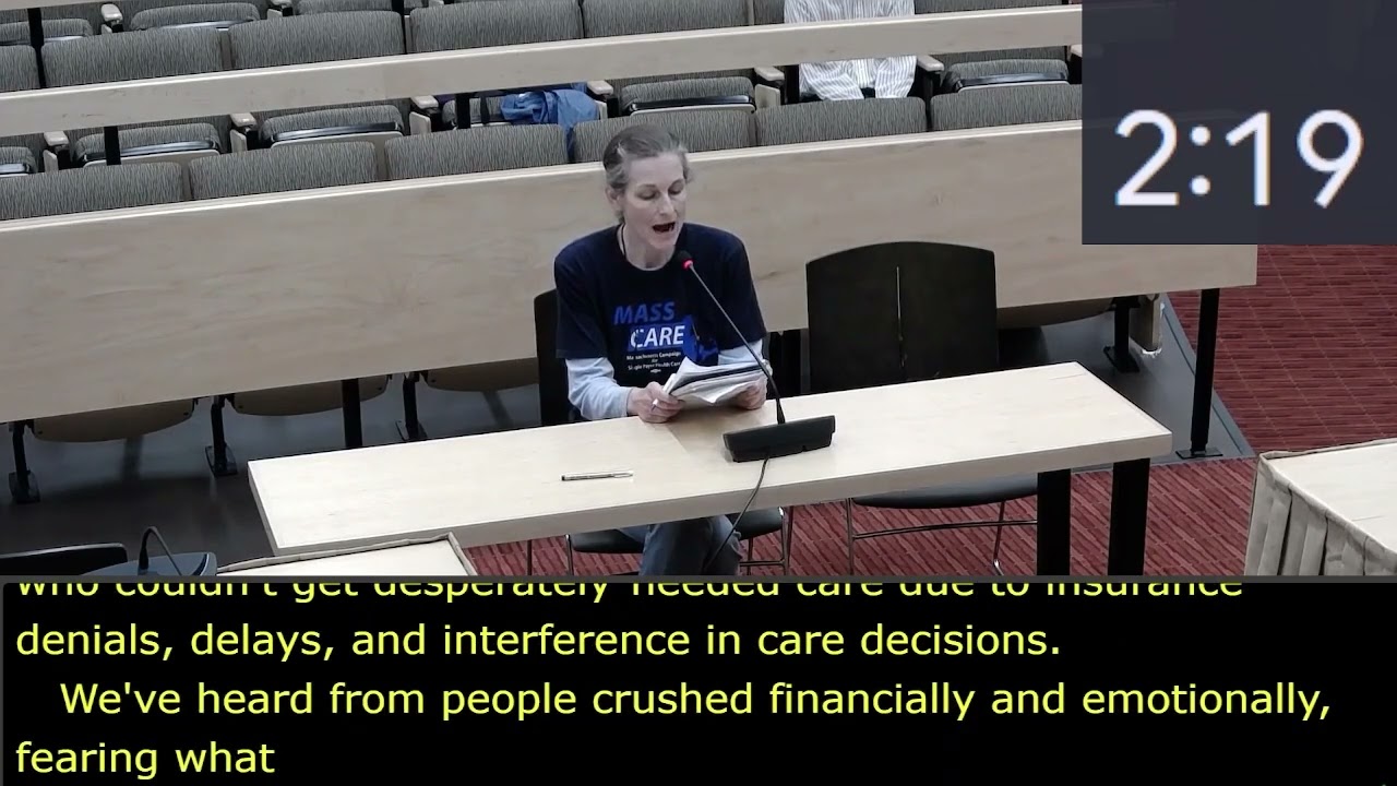 Heather Clark testimony - MA Joint Committee on Healthcare Financing [6/18/2025]