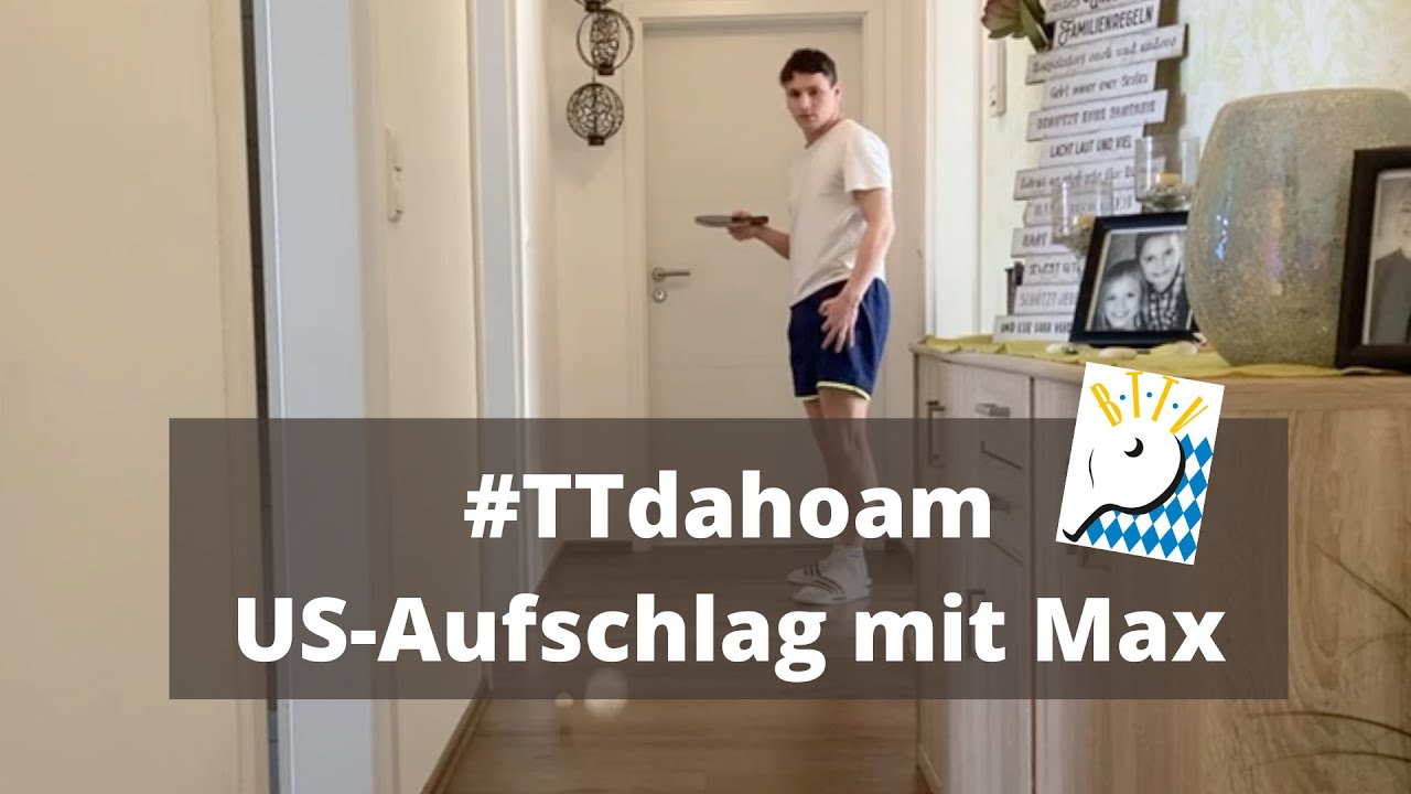 TTdahoam: Unterschnitt-Aufschlag mit Max Keller