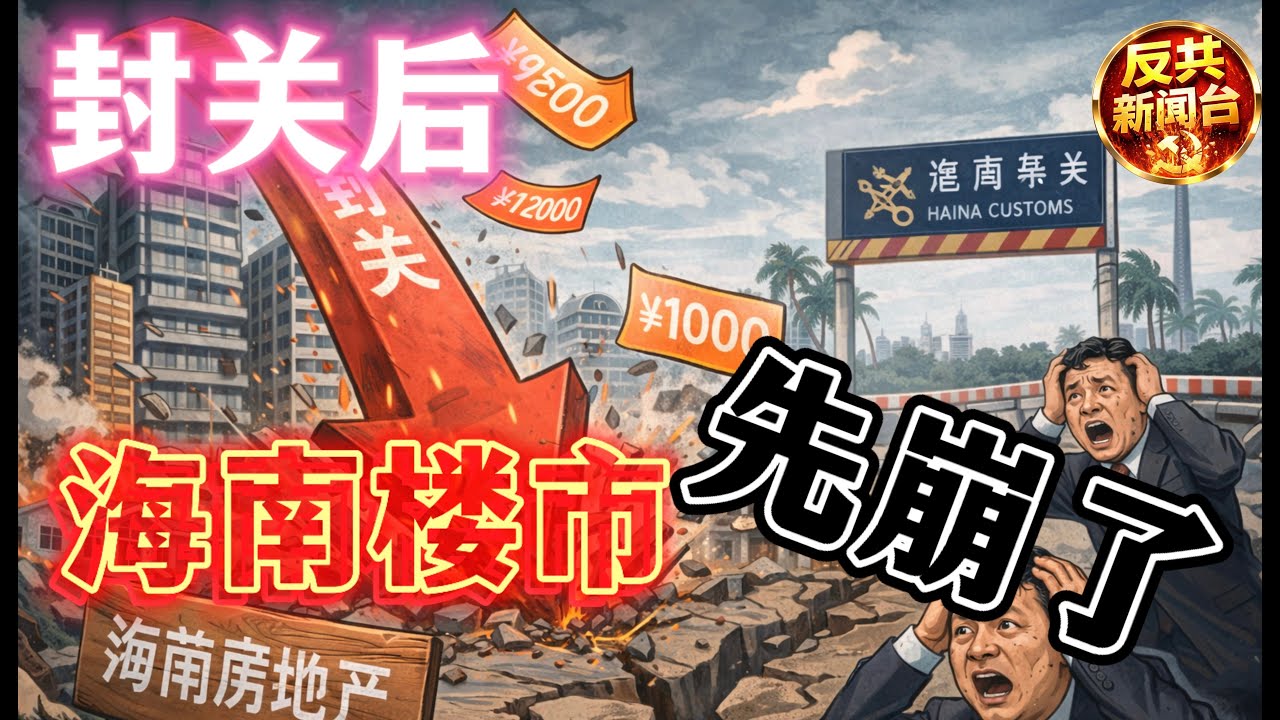 有香港不用，重新搞海南自貿區，結果封關之後，海南的樓市先崩了！