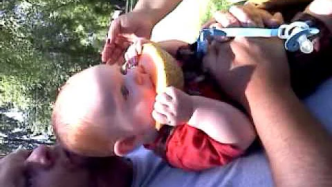 Spencer chowin some nomnoms