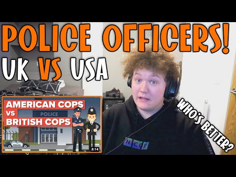 British Guy Reacts To American Cops Vs British Cops Bobbies