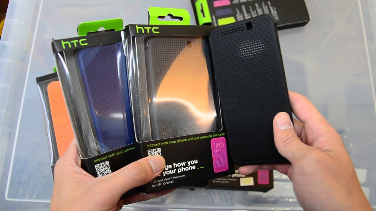 Dot View Premium Cover Case For HTC One M9
