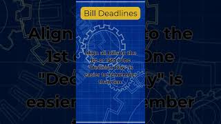 Your Memory Can't Handle Random Bill Dates #brainpower #smartspending