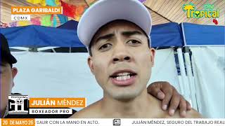 JULIAN MÉNDEZ SUPERO AL PRIMER RIVAL "LA BASCULA", ASEGURA CON SALIR VICTORIOSO POR SUS MEDIOS