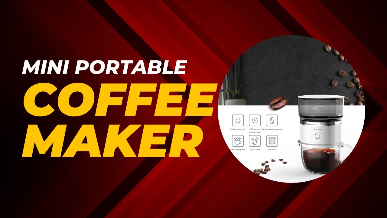 Mini Portable Electric Coffee Machine Under One Dollar☕Small Hand Brew Coffee Bean Grinder Under $1