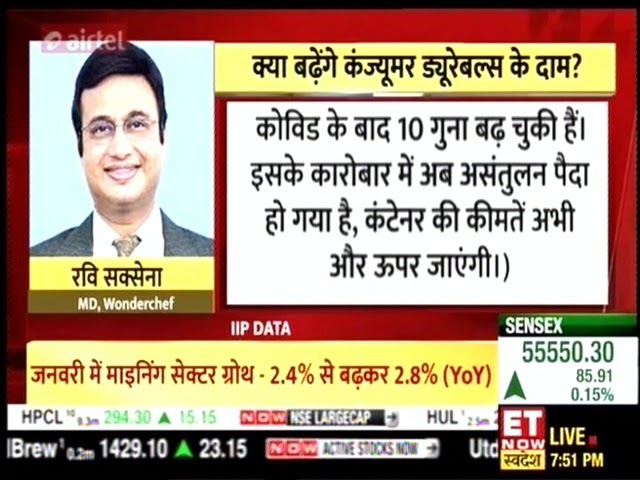 B Thiagarajan, MD, Blue Star - ET Now Swadesh - Market Outlook