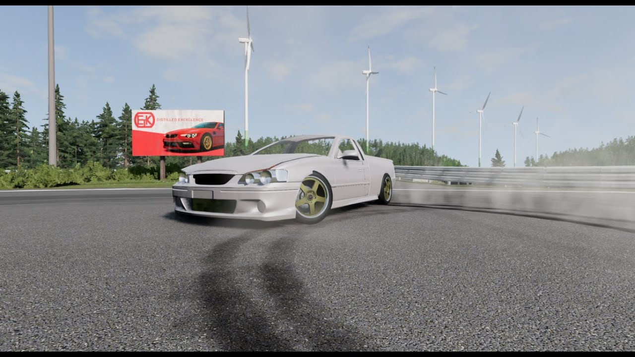 BeamNG drive with my BA falcon ute YouTube