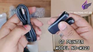 GP PRINTER /MODEL_NO M323// ETIKETT SOLUTION PVT LTD