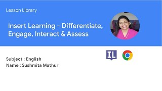 LESSON LIBRARY INSERT LEARNING