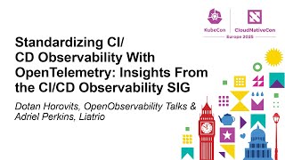 Standardizing CI/CD Observability With OpenTelemetry: Insights Fr... Dotan Horovits & Adriel Perkins Profile