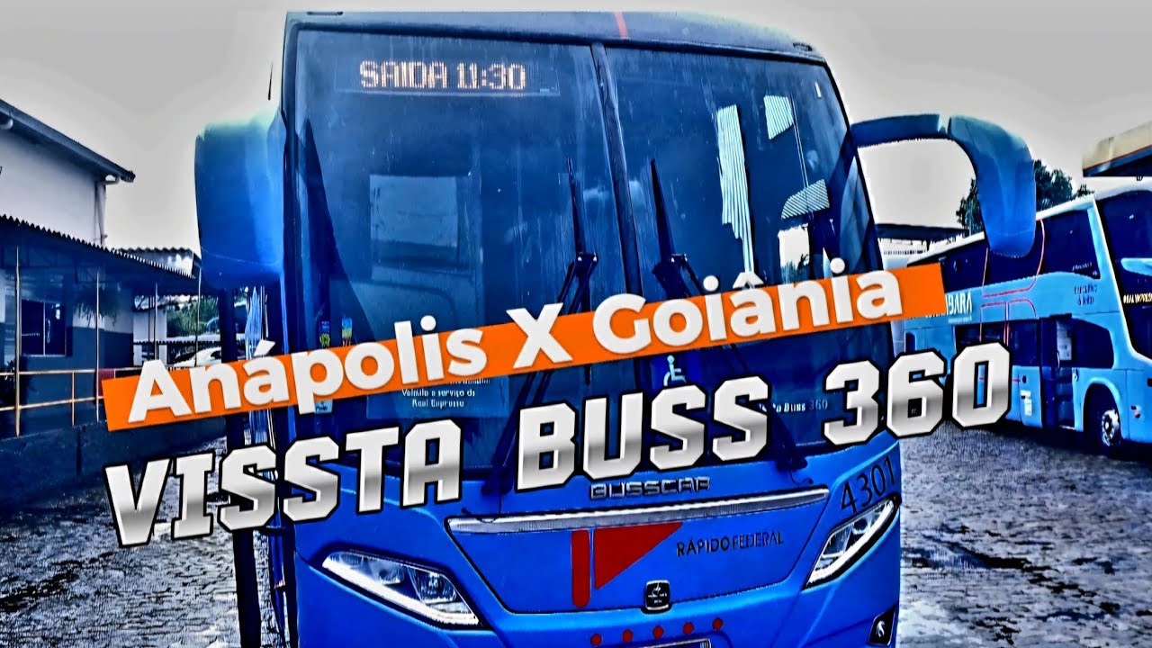 POV: Da Garagem - Anápolis à Goiânia,Com troca em Rodoviária De GOIÂNIA  Vissta Buss 360