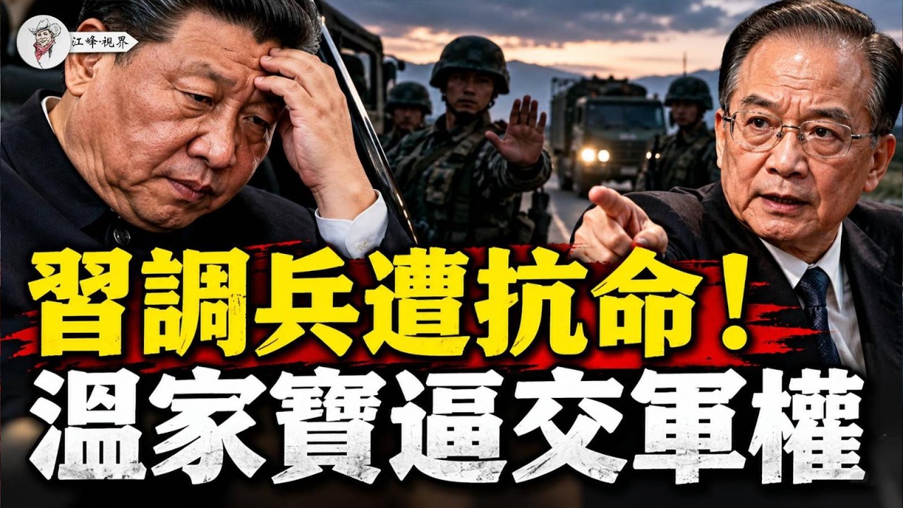 習近平想翻盤,五中前調兵進京竟遭邊防部隊拒絕!越戰老將李作成現身北京,張升民陷軍令兩難;溫家寶祭「文鬥」殺招,… — Transcript